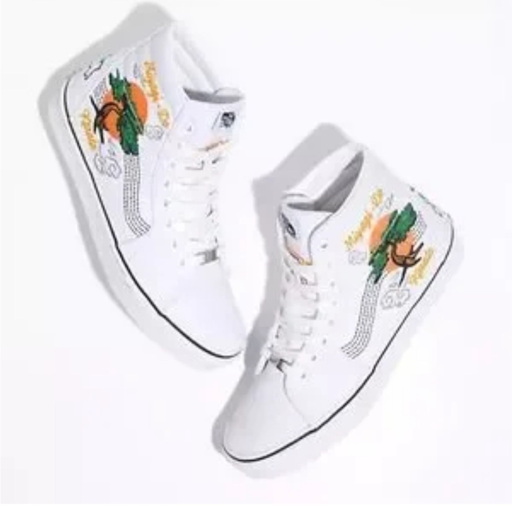 New Vans X Cobra Kai Karate Kid Sk-8 Shoe Miyagi Dojo 5 Women - Picture 2 of 12